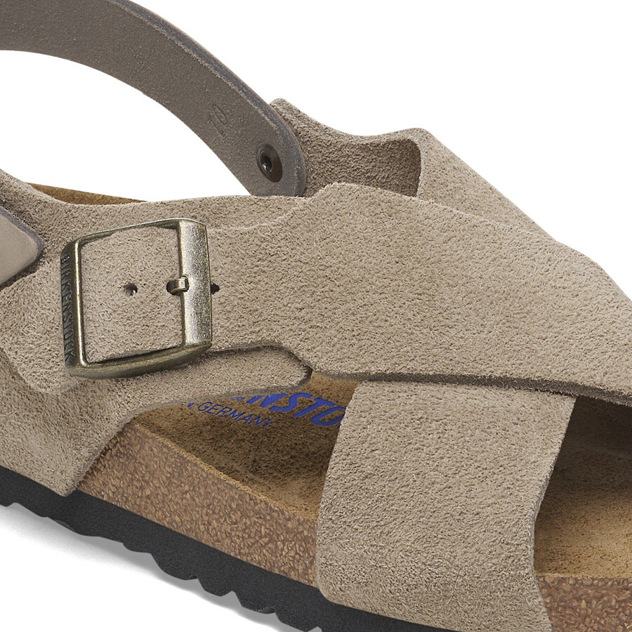 tulum soft footbed nubuck leathersuede