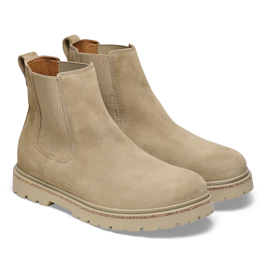highwood slip on men suede leather