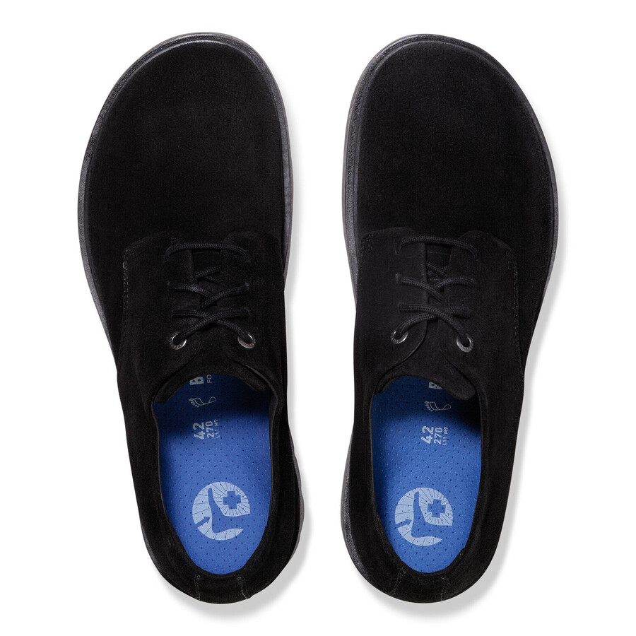 highwood lace low suede leather