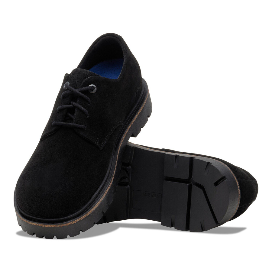 highwood lace low suede leather