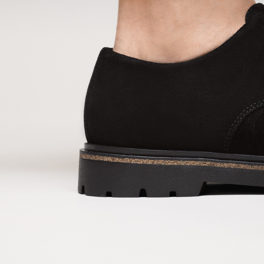 highwood lace low suede leather