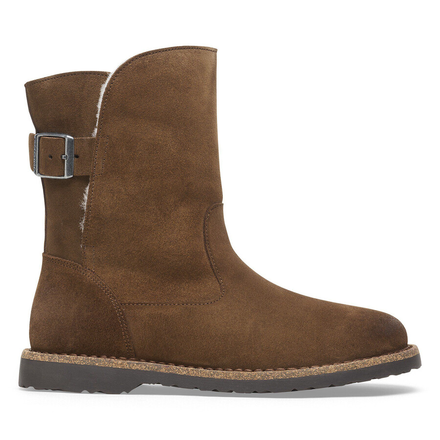 uppsala shearling suede leather