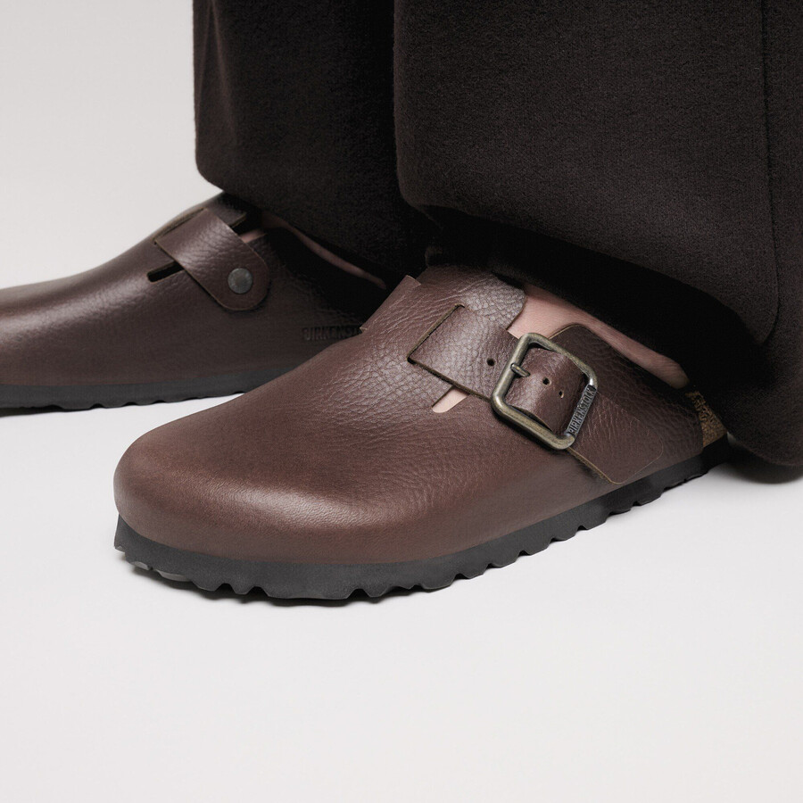 boston wire buckle natural leather