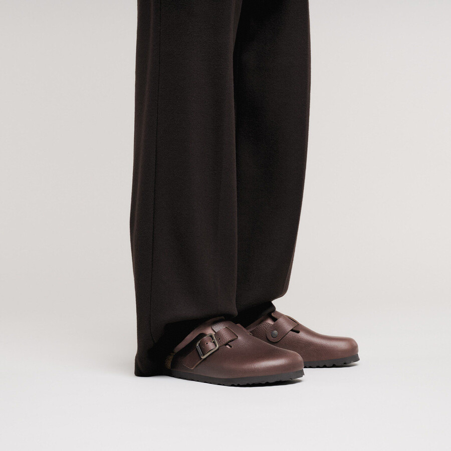 boston wire buckle natural leather