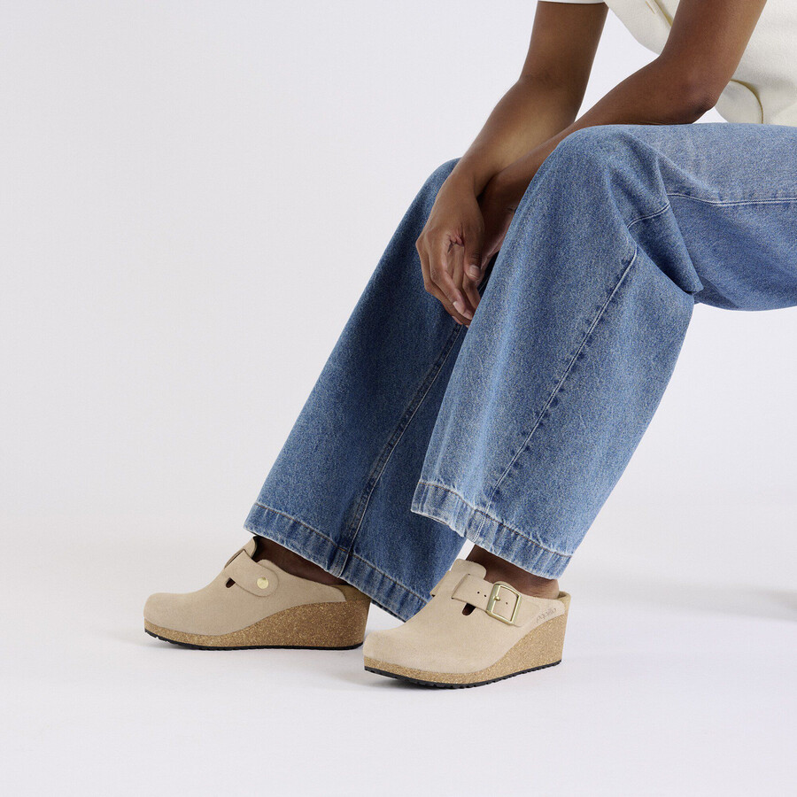 fanny suede leather