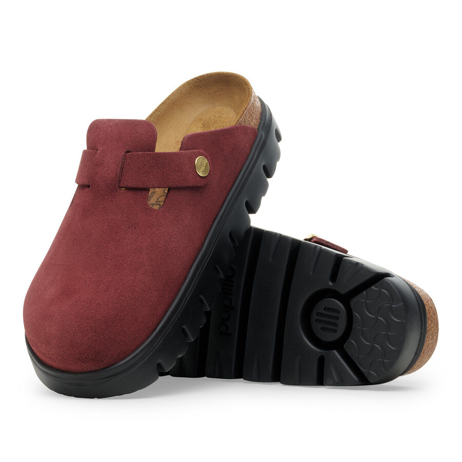 boston chunky suede leather