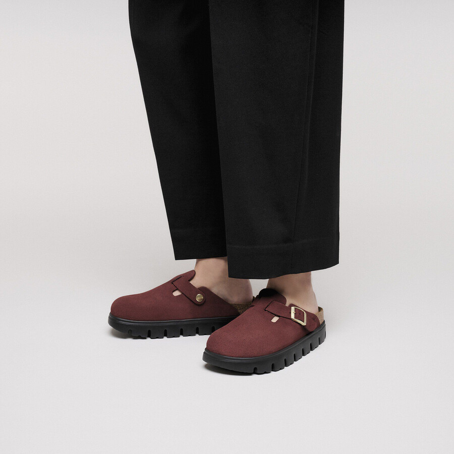 boston chunky suede leather