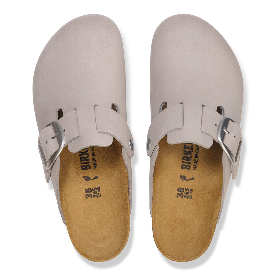 boston big buckle nubuk leather