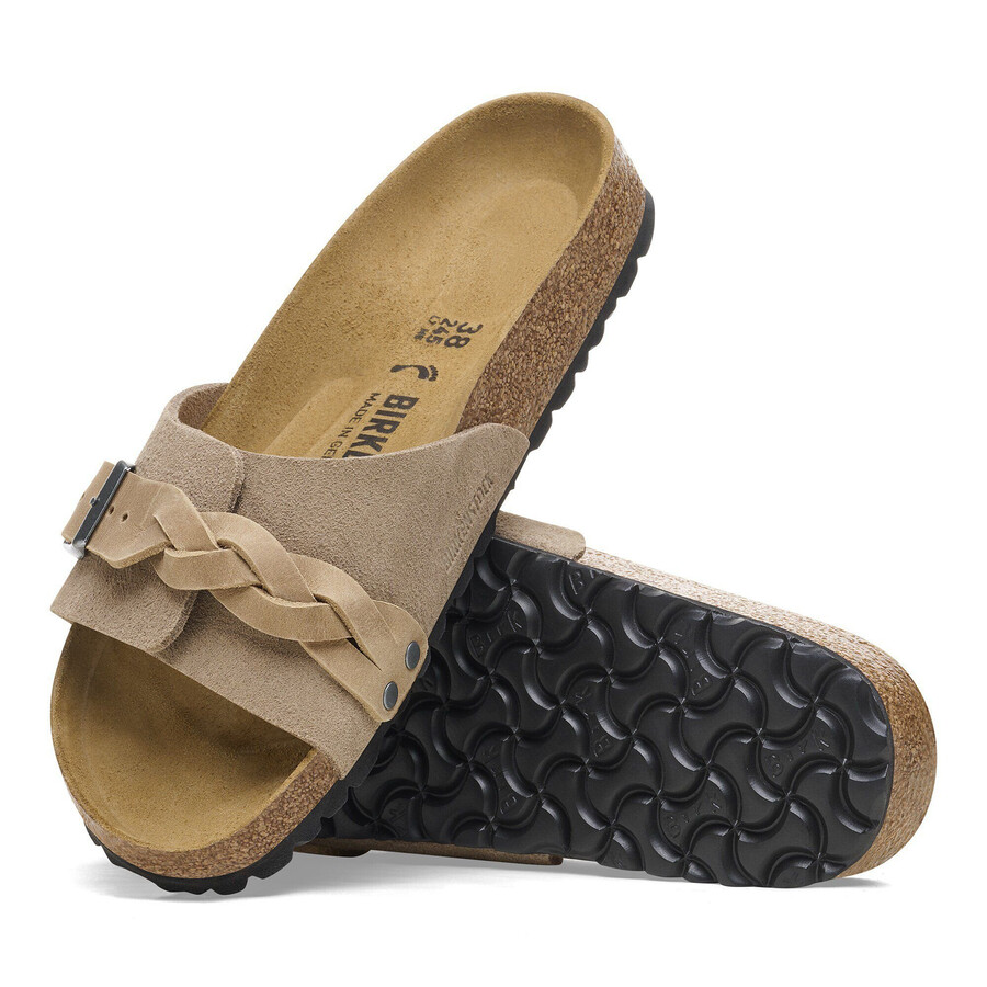 oita braided suede leather