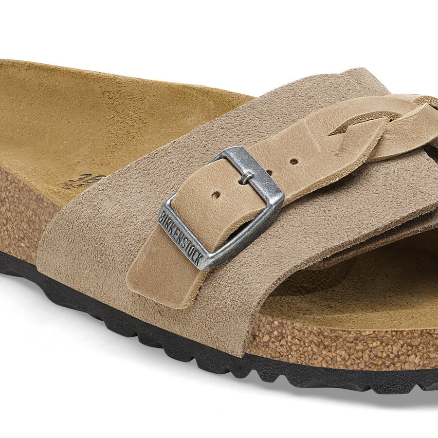 oita braided suede leather