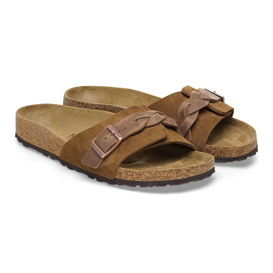 oita braided suede leather