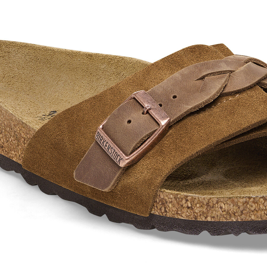 oita braided suede leather