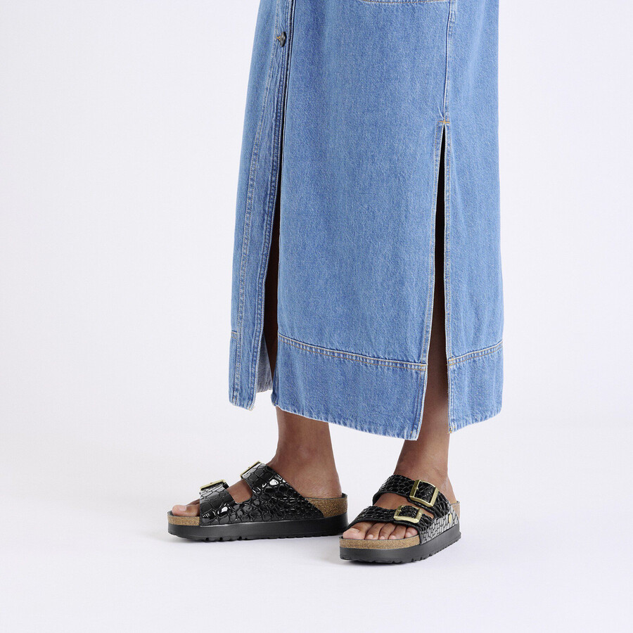 arizona pap flex platform patent leather embossed