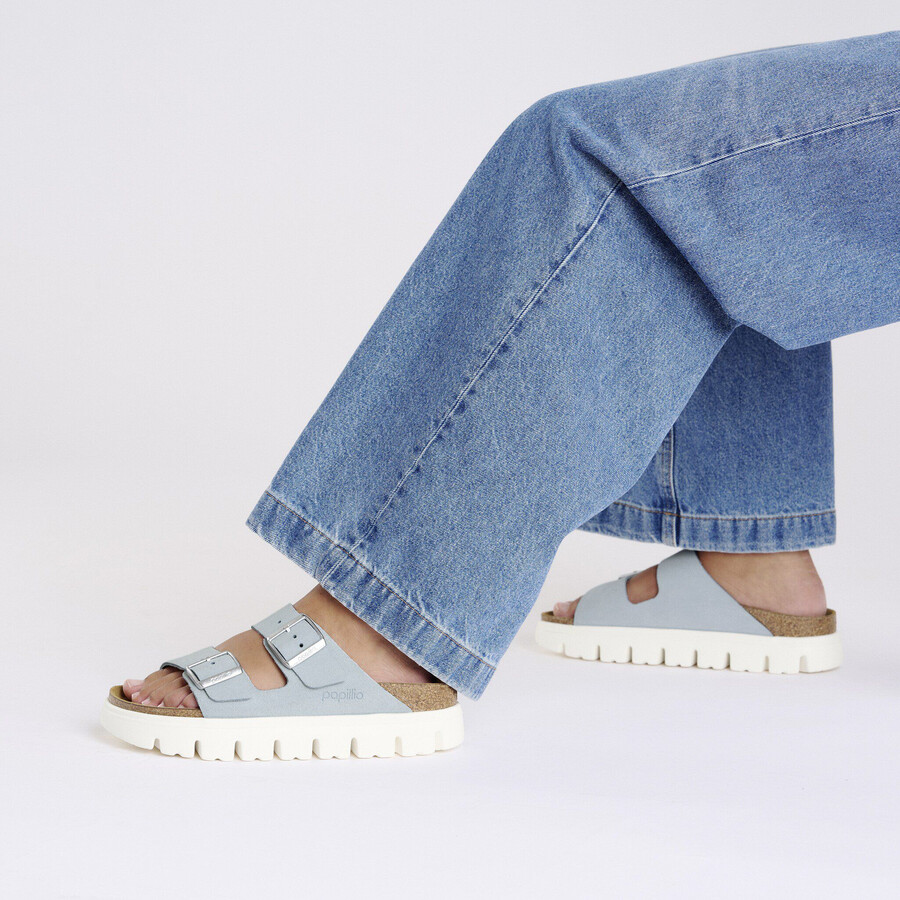arizona platform suede leather
