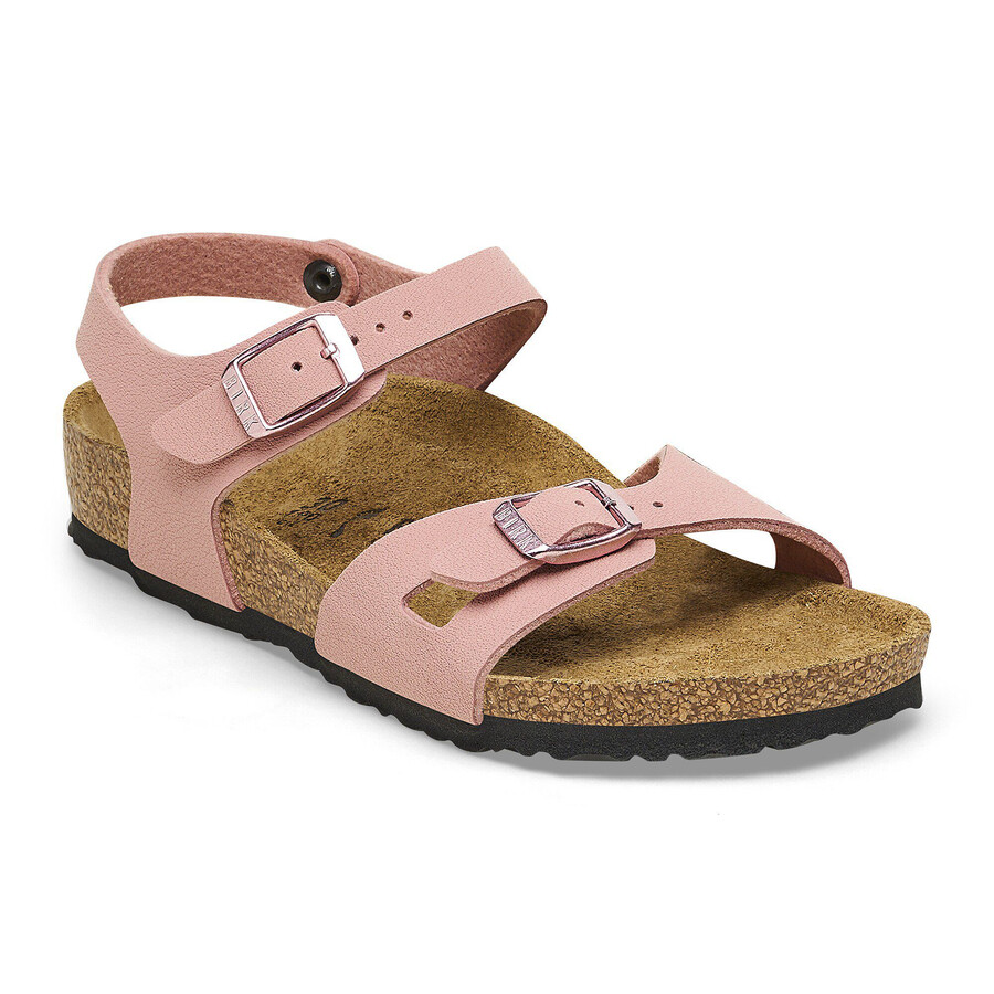 rio kids birko-flor nubuck pink clay