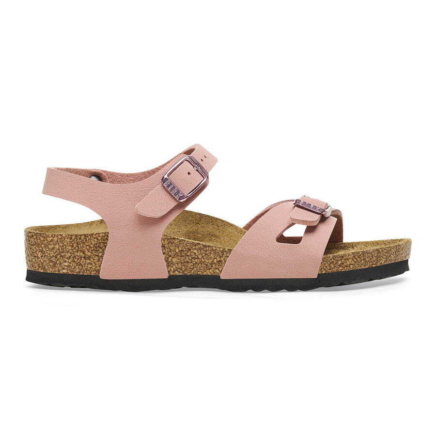 rio kids birko-flor nubuck pink clay