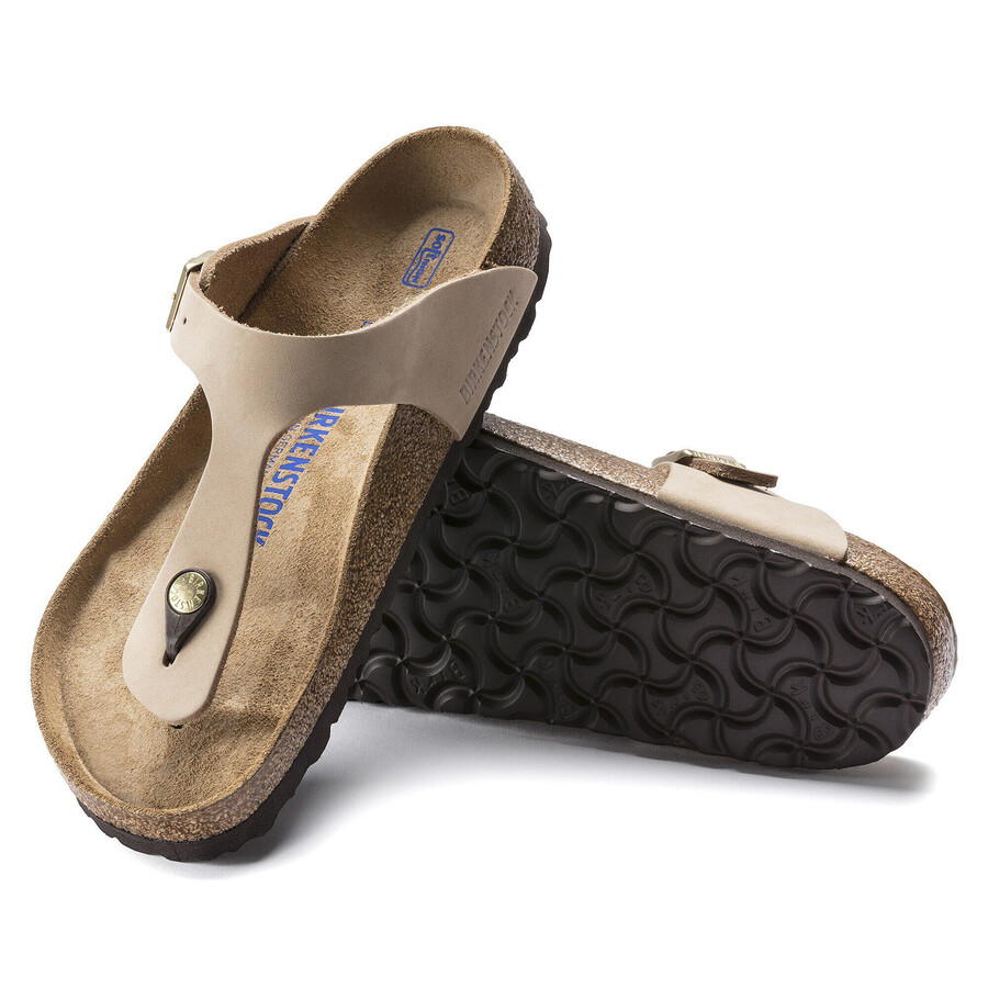 gizeh soft footbed nubuk leather
