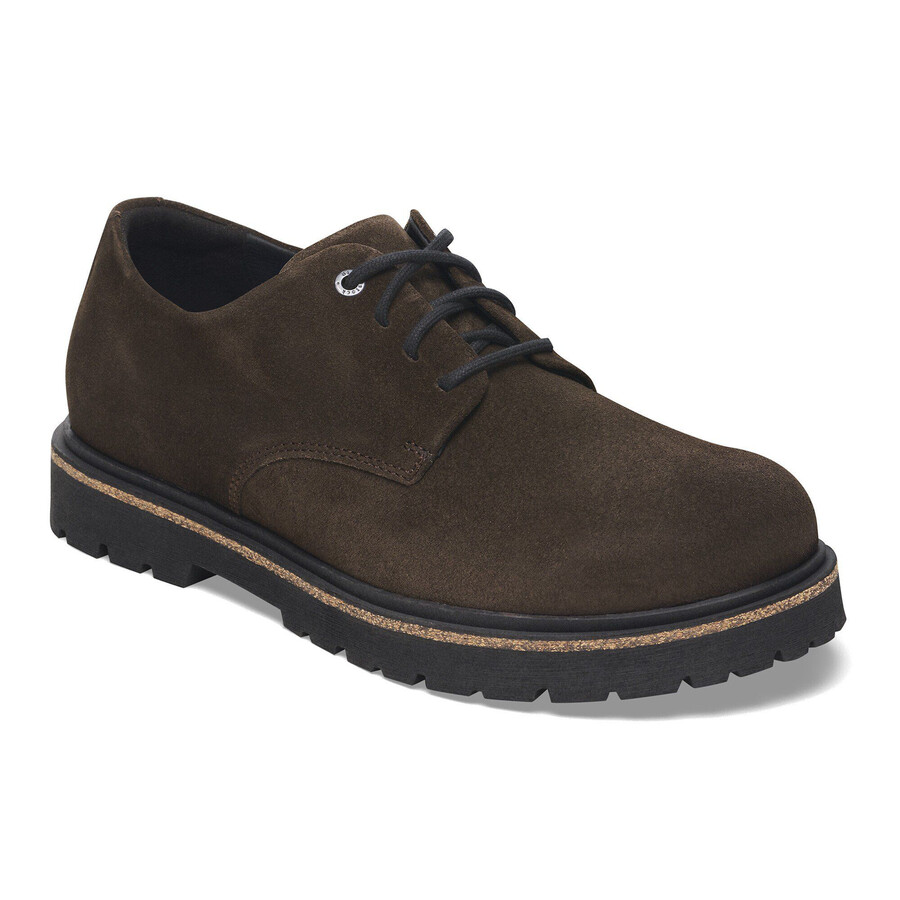 highwood lace low suede leather