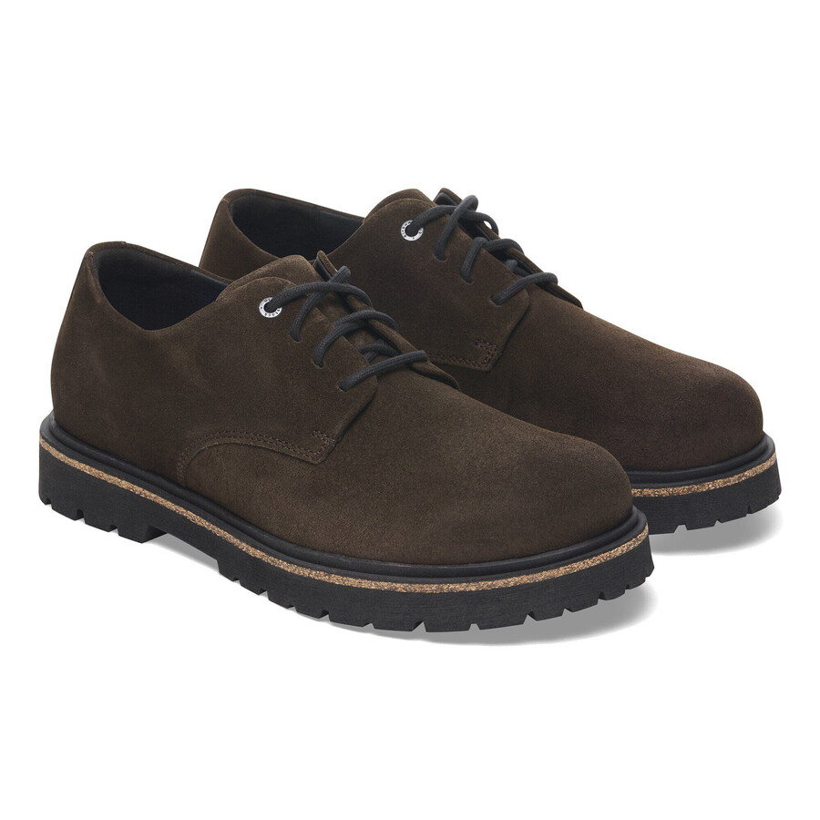 highwood lace low suede leather