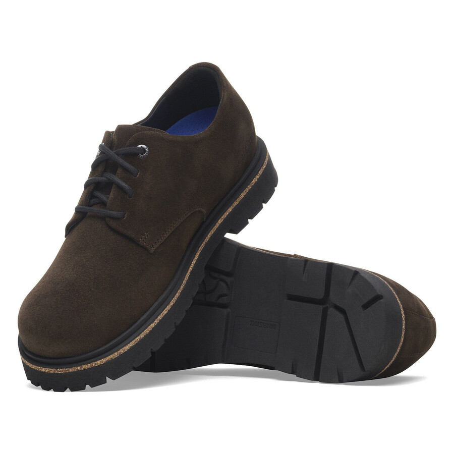 highwood lace low suede leather