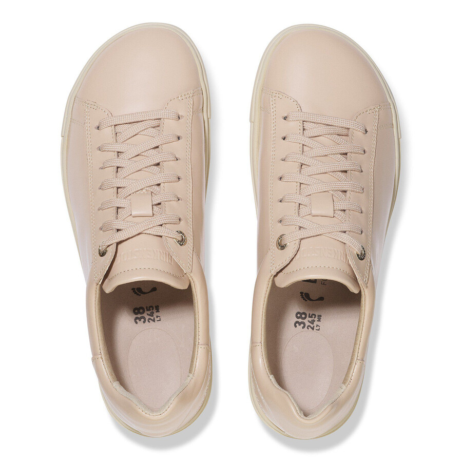 bend low natural leather patent