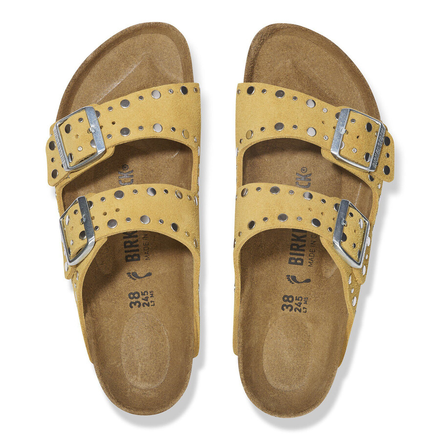 arizona rivet suede leather