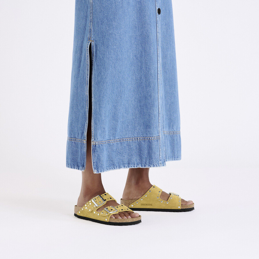 arizona rivet suede leather
