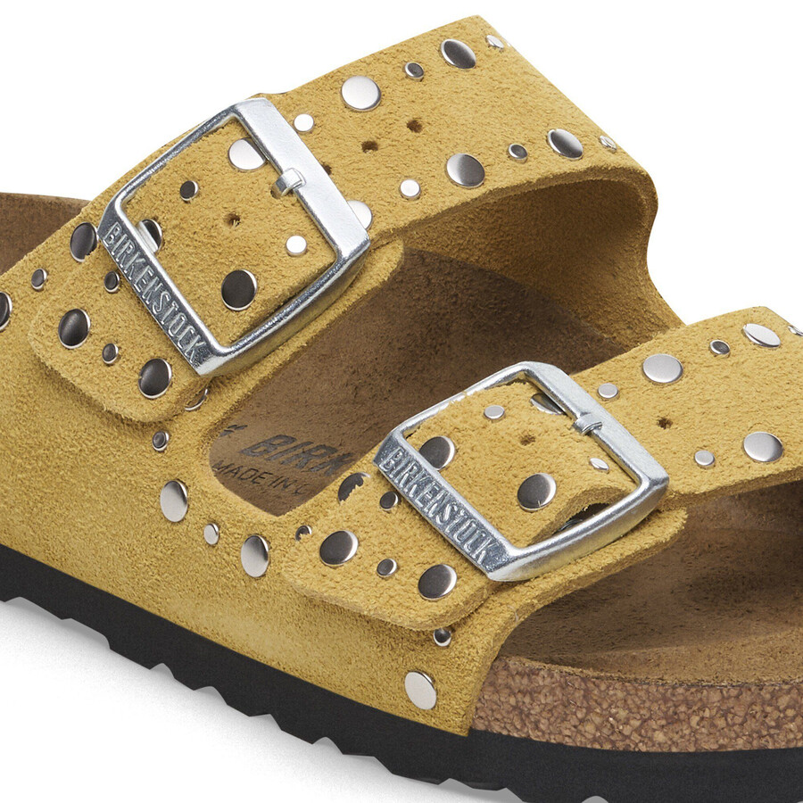 arizona rivet suede leather